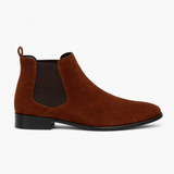 Men's Camel Leather Boots