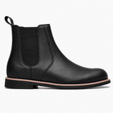 Men's Black Leather Ankle Boots