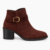 Women's Chocolate Brown Suede Boots