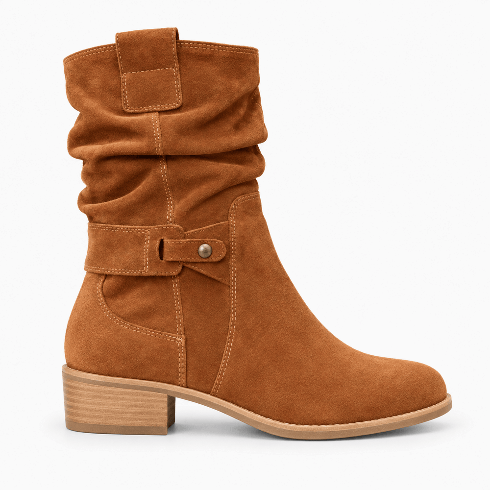 Women's Flat Suede Boots