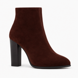 Women's Suede Heeled Boots