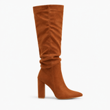 Women's Camel Suede Boots