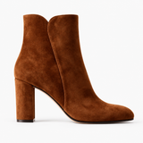 Women's Brown Suede Ankle Boots