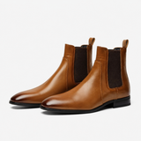 Men's Brown Leather Ankle Boots