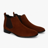 Men's Camel Leather Boots