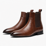 Men's Brown Leather Ankle Boots