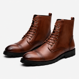 Men's Brown Leather Ankle Boots