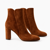 Women's Brown Suede Ankle Boots