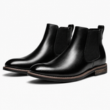Men's Black Leather Boots
