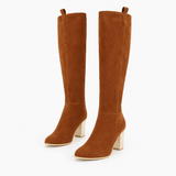 Women's Brown Suede Boots