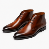 Men's Leather Lace-Up Boots