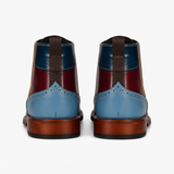 Men's Colourful Leather Ankle Boots