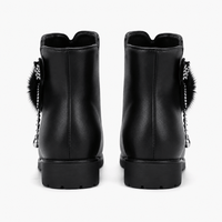 Girls' Winter Leather Ankle Boots