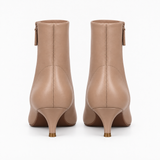 Women's Taupe Leather Boots