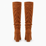 Women's Camel Suede Boots