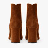 Women's Brown Suede Ankle Boots