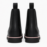 Men's Black Leather Ankle Boots