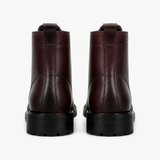 Men's Luxury-Inspired Red Leather Boots