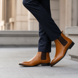 Men's Brown Leather Ankle Boots