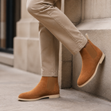 Men's Brown Suede Ankle Boots