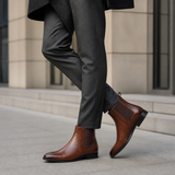 Men's Brown Leather Ankle Boots