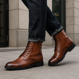 Men's Brown Leather Ankle Boots