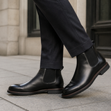 Men's Italian-Style Leather Ankle Boots