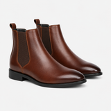 Men's Cognac Leather Boots
