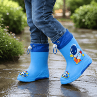 Boys' Rubber Rain Ankle Boots