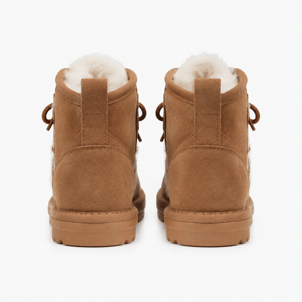 Boys' Winter Leather Ankle Boots