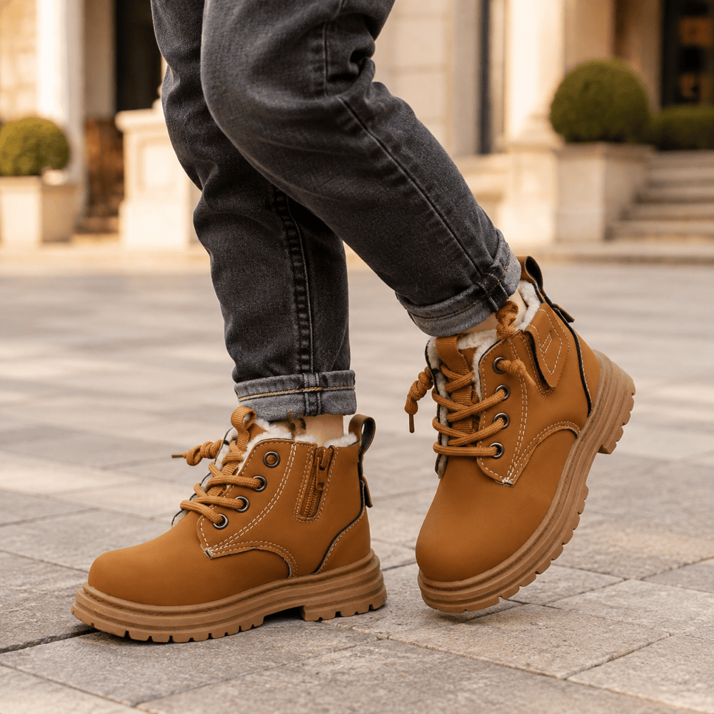 Boys' Winter Leather Boots