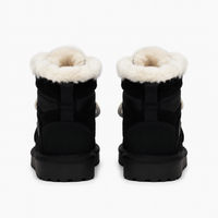 Boys' Winter Lined Leather Ankle Boots