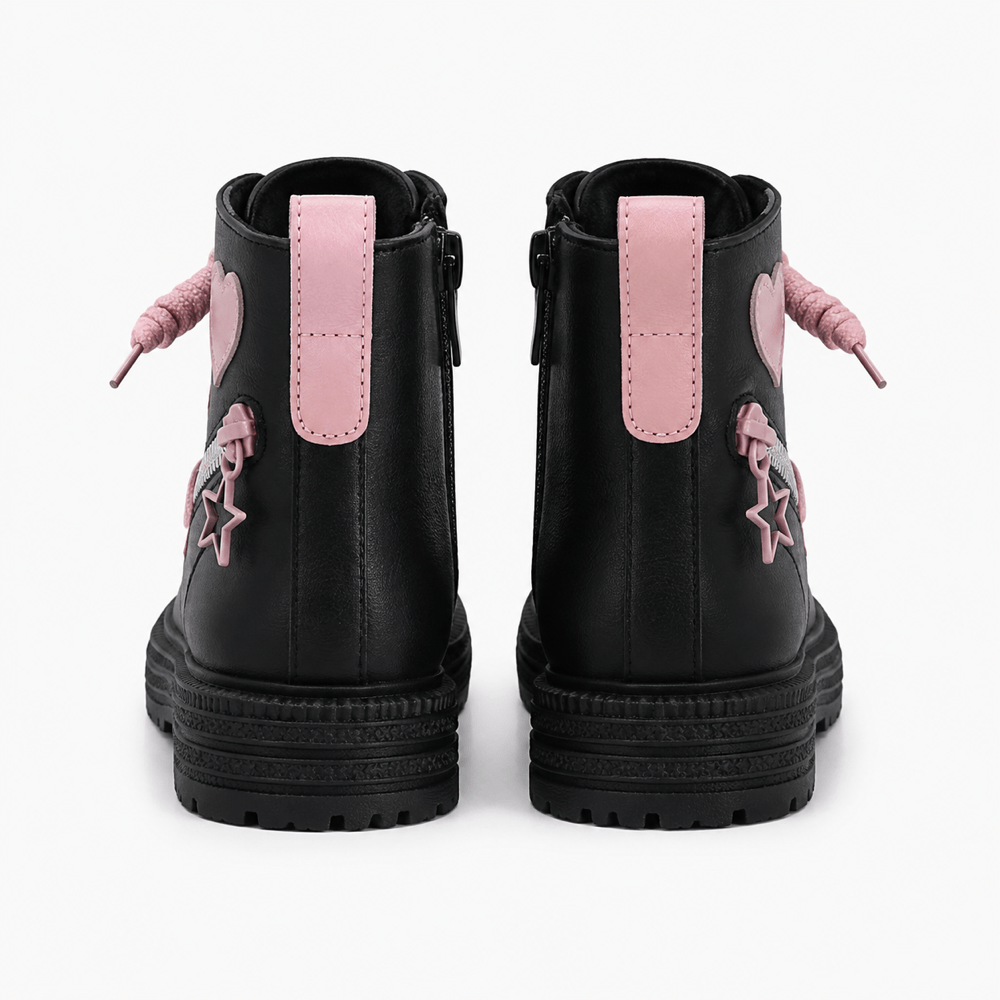 Girls' Leather Ankle Boots