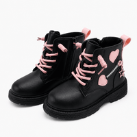 Girls' Leather Ankle Boots