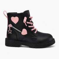 Girls' Leather Ankle Boots