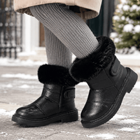 Girls' Leather Snow Boots