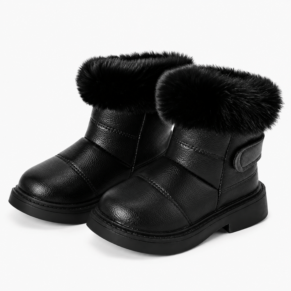 Girls' Leather Snow Boots