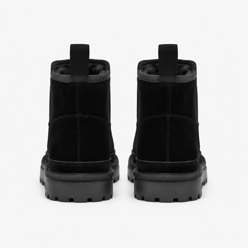 Girls' Lined Leather Ankle Boots