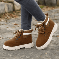 Girls' Lined Leather Boots