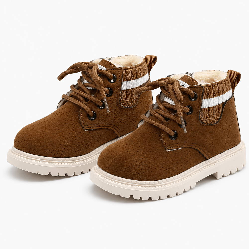 Girls' Lined Leather Boots