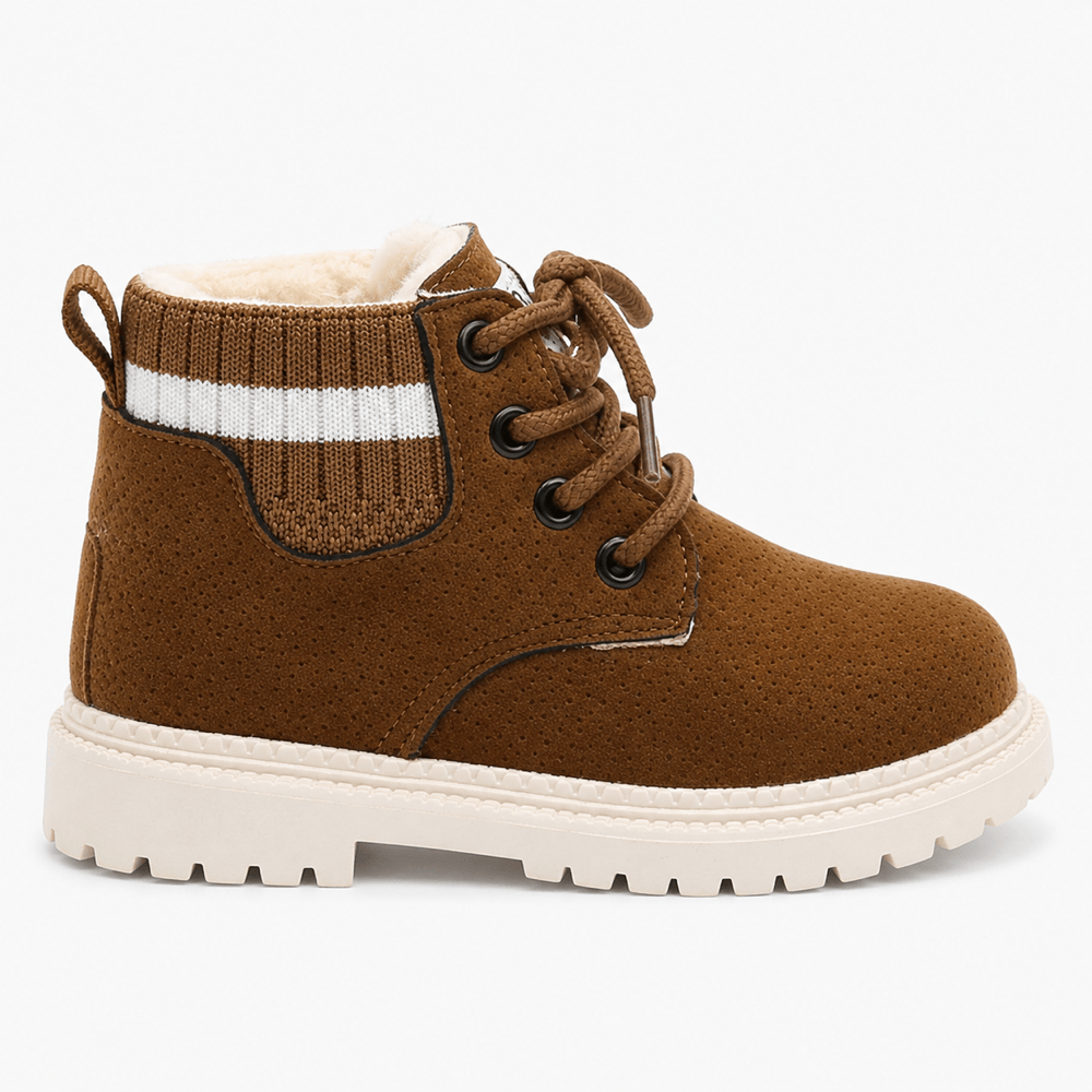 Girls' Lined Leather Boots