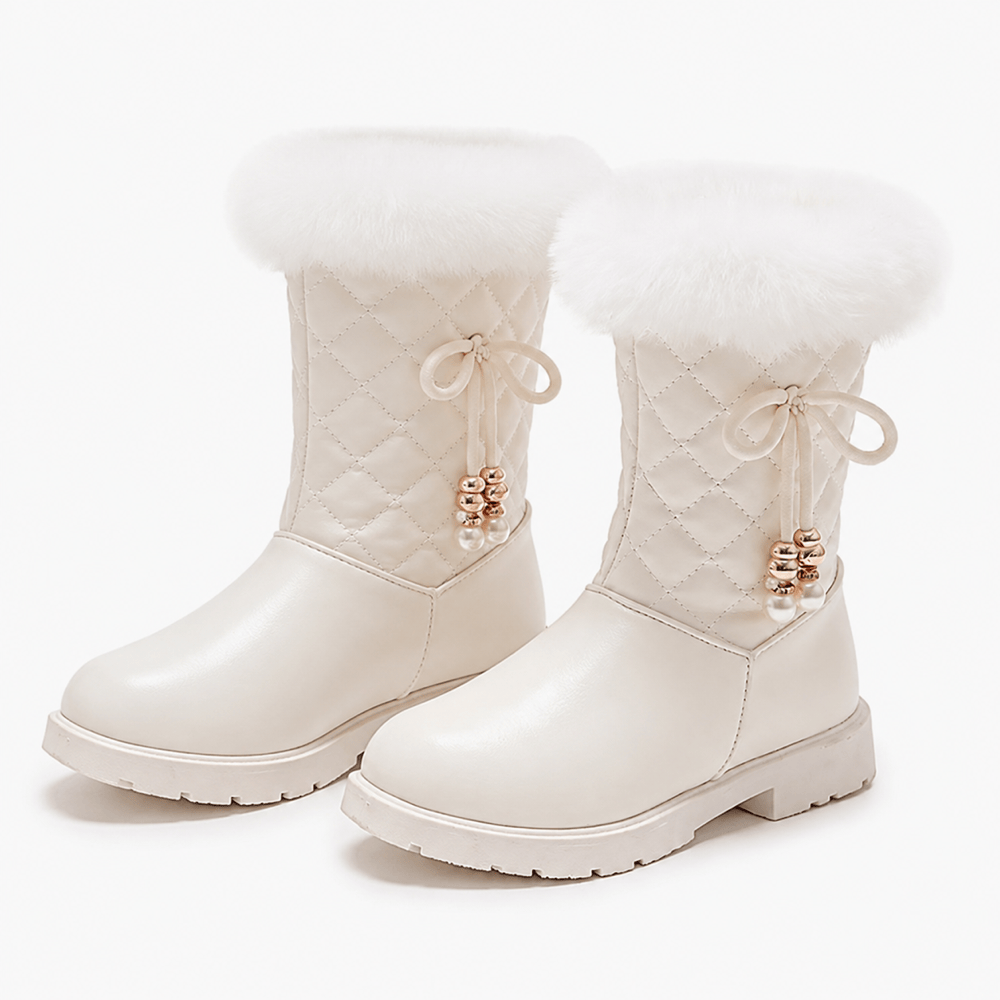 Girls' Winter Leather Boots