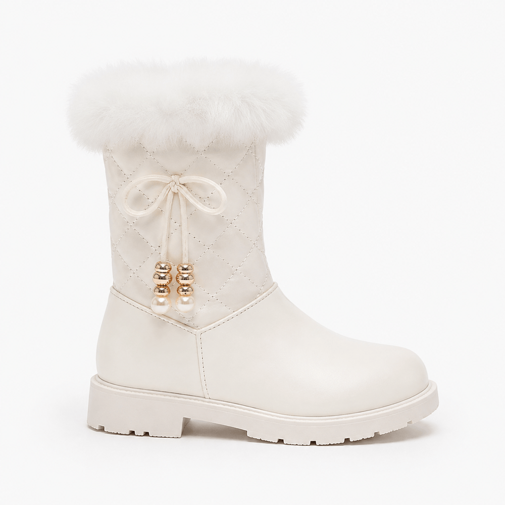 Girls' Winter Leather Boots