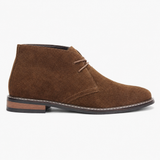 Men's Suede Lace-Up Ankle Boots