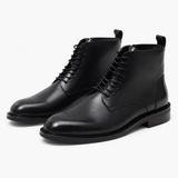 Men's Leather Lace-Up Ankle Boots