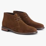 Men's Suede Lace-Up Ankle Boots
