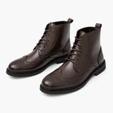 Men's Leather Lace-Up Boots