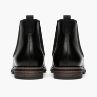 Men's Black Leather Boots