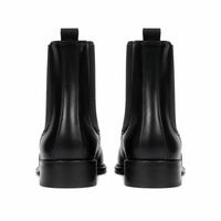 Men's Black Leather Chelsea Boots