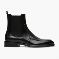 Men's Black Leather Chelsea Boots